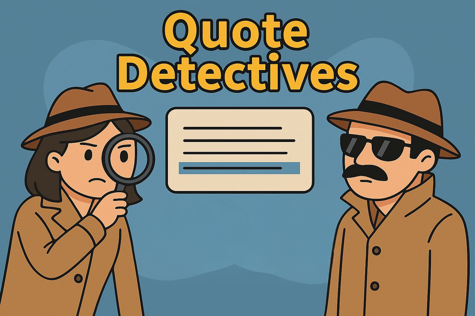 Using Text Evidence: Quote Detective