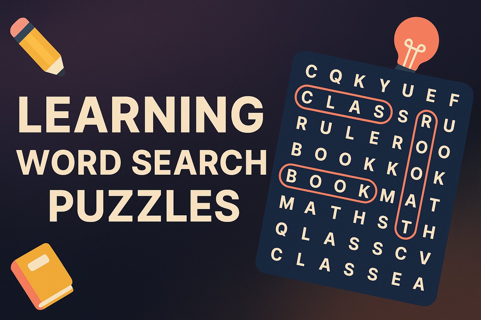 Learning Word Search Puzzles Game