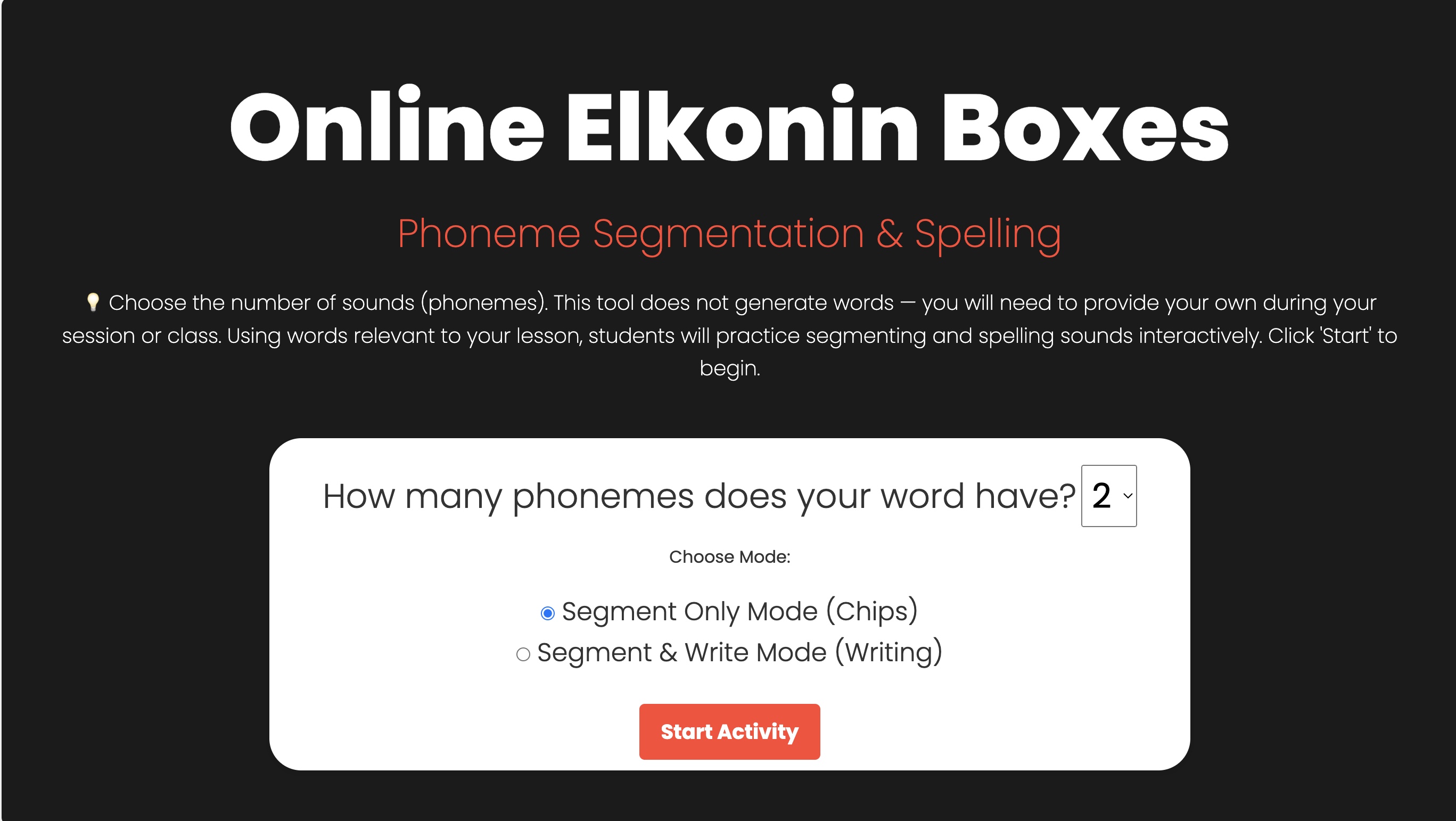 Online Elkonin Boxes Cover